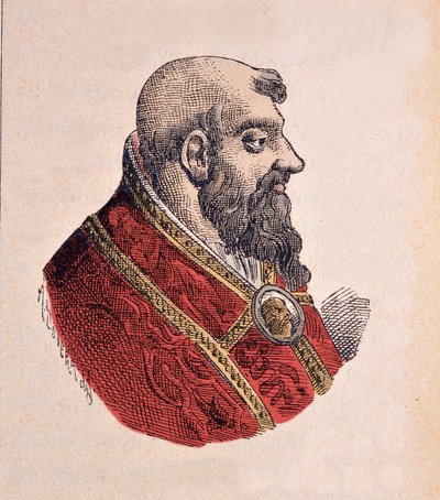 Porträt von Papst Clemens VII (Clemente oder Clemens oder Giulio di Giuliano de Medicis) (1523-1534), 1898 von Italian School